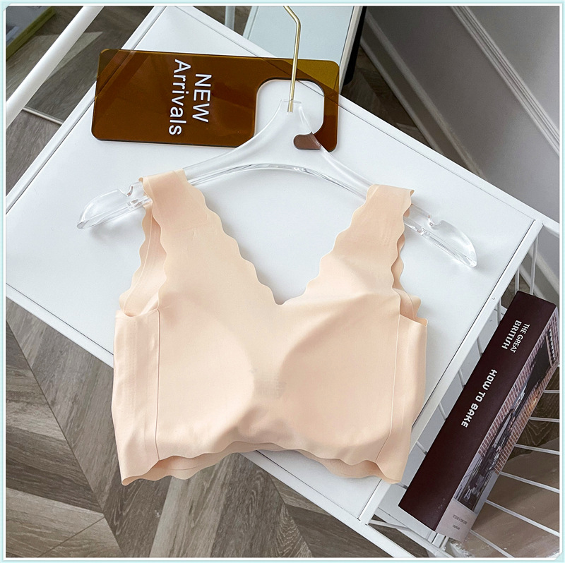 Ouyang Same Style Nana Lovey Oubras Underwear Women's Wireless Push up No Size Vest Seamless Bra Ouyang Same Style Nana Lovey Oubras Underwear Women's Wireless Push up No Size Vest Seamless Bra