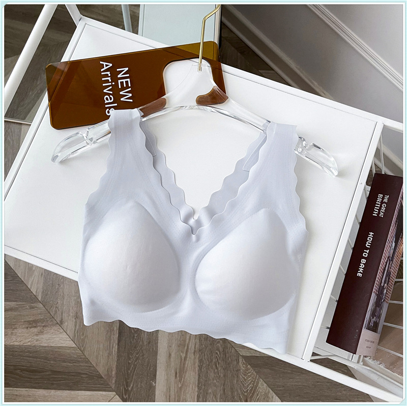 Ouyang Same Style Nana Lovey Oubras Underwear Women's Wireless Push up No Size Vest Seamless Bra Ouyang Same Style Nana Lovey Oubras Underwear Women's Wireless Push up No Size Vest Seamless Bra