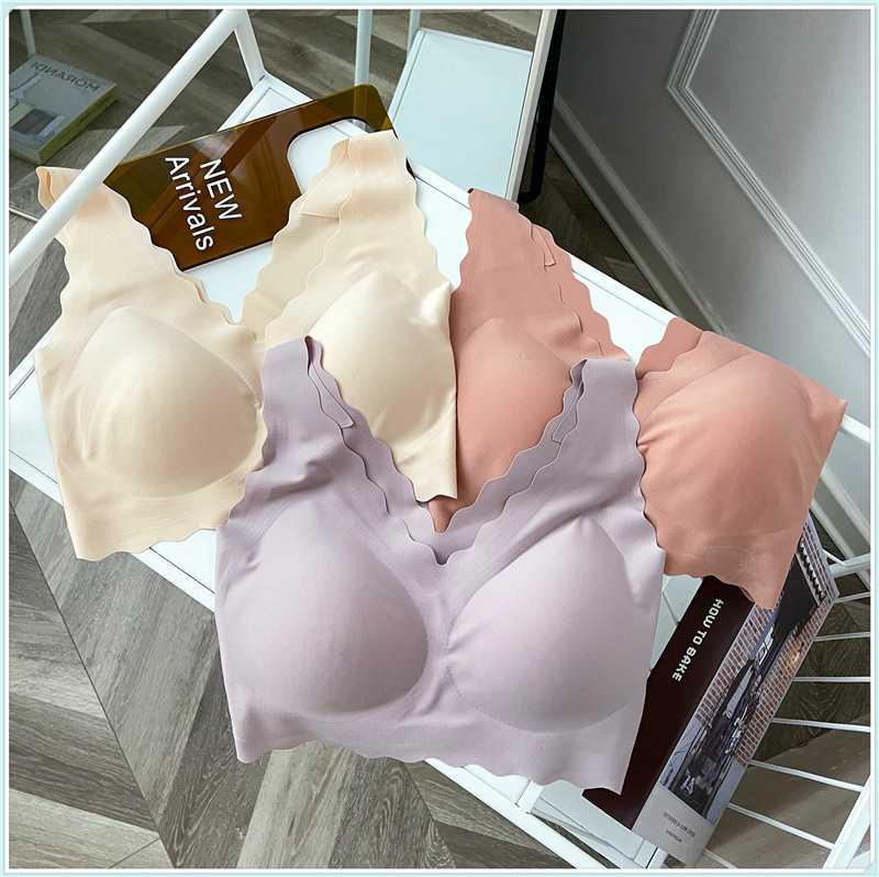 Ouyang Same Style Nana Lovey Oubras Underwear Women's Wireless Push up No Size Vest Seamless Bra Ouyang Same Style Nana Lovey Oubras Underwear Women's Wireless Push up No Size Vest Seamless Bra