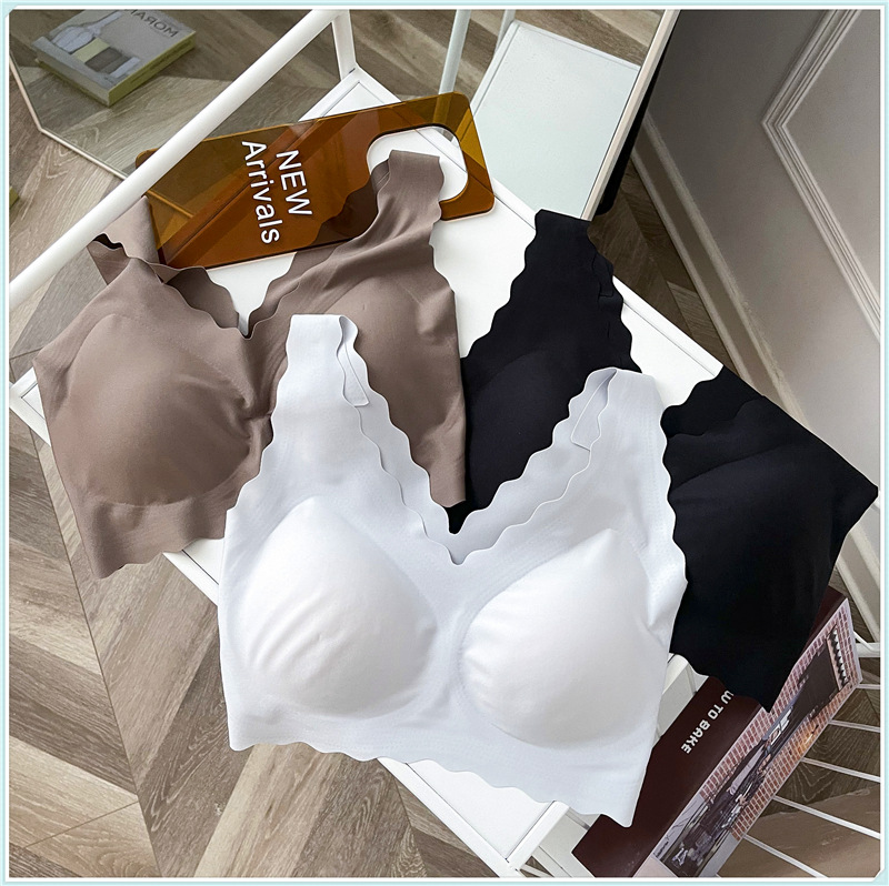 Ouyang Same Style Nana Lovey Oubras Underwear Women's Wireless Push up No Size Vest Seamless Bra Ouyang Same Style Nana Lovey Oubras Underwear Women's Wireless Push up No Size Vest Seamless Bra