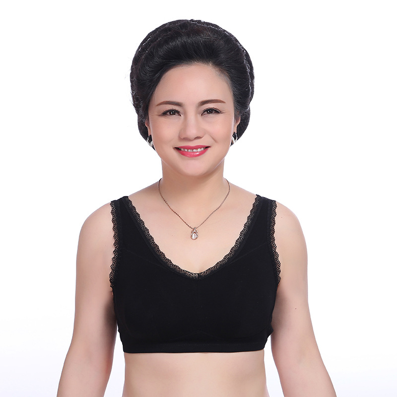 New sleep Bra Seamless Bra Mother intermediate-aged and elderly sport Bra tank top large size Bra wholesale