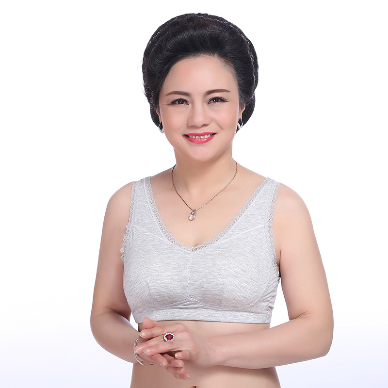 New sleep Bra Seamless Bra Mother intermediate-aged and elderly sport Bra tank top large size Bra wholesale
