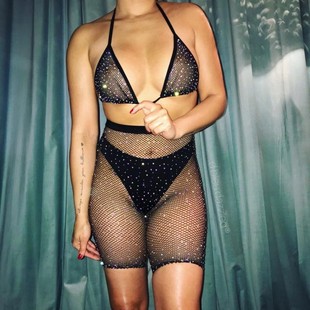 Kid's Socks Hot Drilling Fishnet Stockings Fashion with Diamond Stockings Hollow Stockings