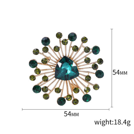 Hot-selling Korean version of the fashion temperament of water drilling corsage brooch joker flower collar pin pin lady brooch clothing accessories