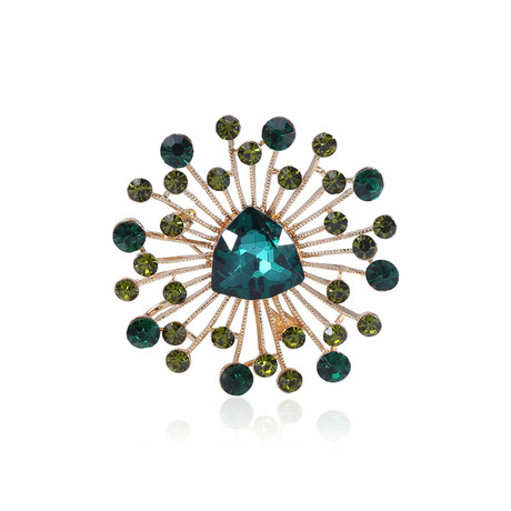 Hot-selling Korean version of the fashion temperament of water drilling corsage brooch joker flower collar pin pin lady brooch clothing accessories