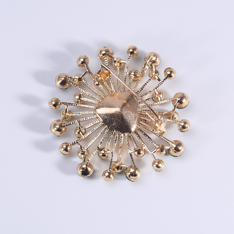 Hot-selling Korean version of the fashion temperament of water drilling corsage brooch joker flower collar pin pin lady brooch clothing accessories