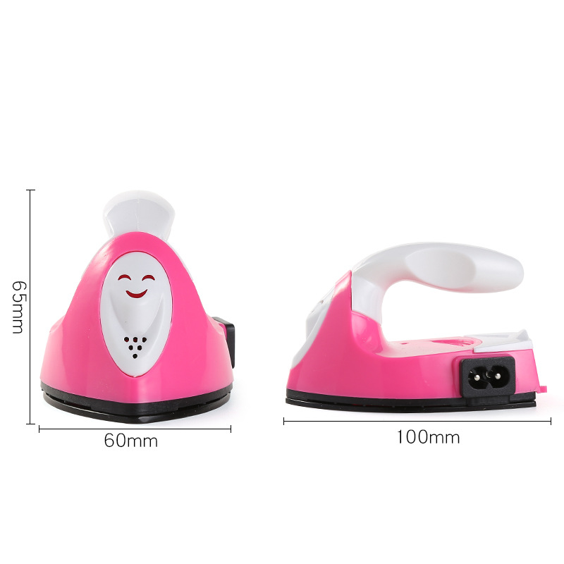 Pinpindoudou Facial Line Filler Children's Handmade DIY Electric Iron Creative Iron Ironing Machine Mini Small Cloth Sticker Hot Drilling Doll Clothes