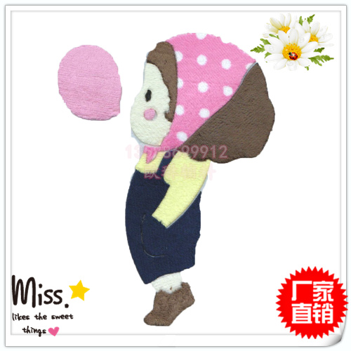 Yiwu purchase fabric heat press factory blow bubbles girl