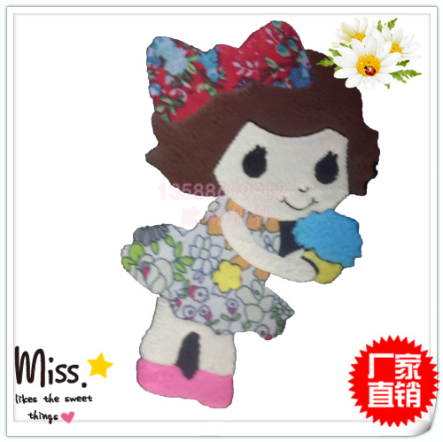 Buy fabric heat press factory Yiwu holds the flower girl