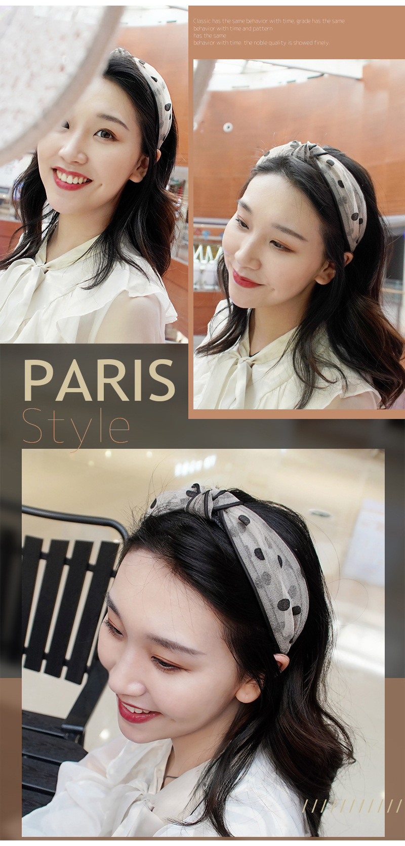 Wide Brim Hair Band Korean Style Internet Celebrity Cross Lace Retro Simple Ins Adult Hair fabric heat press Wide Brim Hair Band Korean Style Internet Celebrity Cross Lace Retro Simple Ins Adult Hair fabric heat press