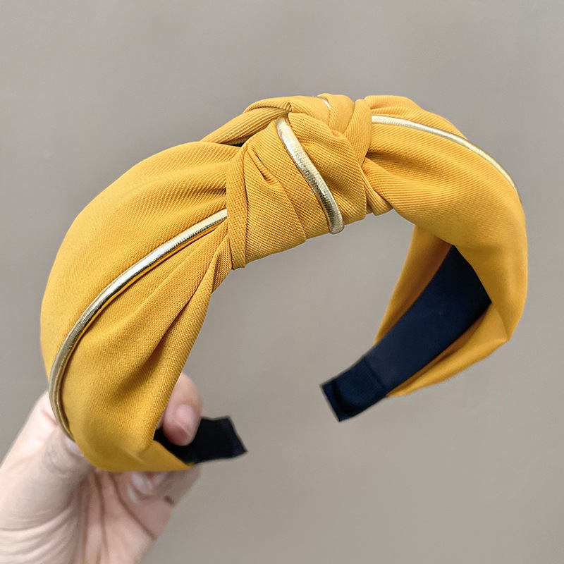 Wide Brim Hair Band Korean Style Internet Celebrity Cross Lace Retro Simple Ins Adult Hair fabric heat press Wide Brim Hair Band Korean Style Internet Celebrity Cross Lace Retro Simple Ins Adult Hair fabric heat press
