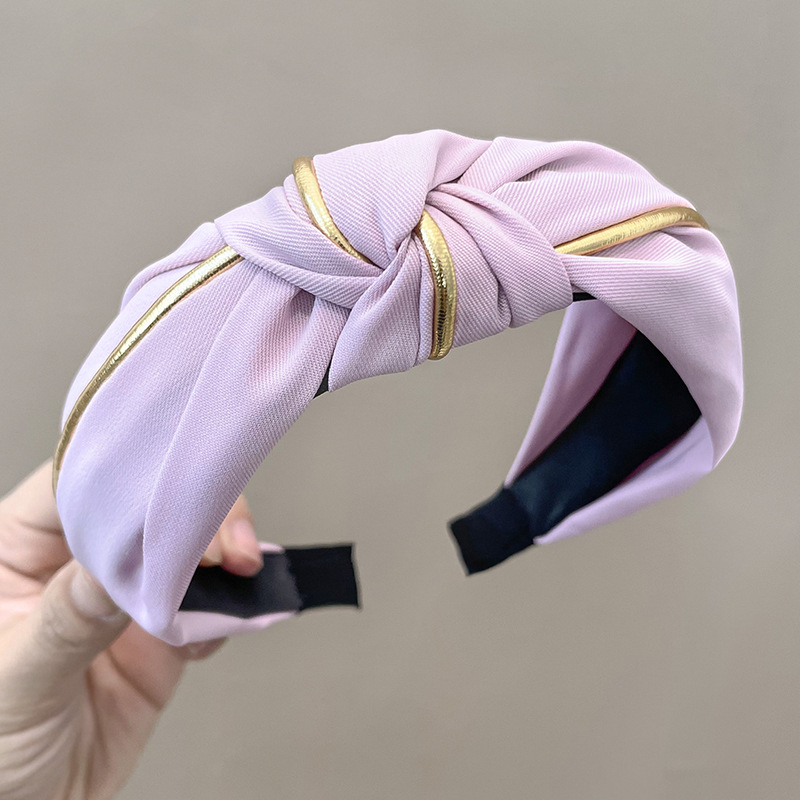 Wide Brim Hair Band Korean Style Internet Celebrity Cross Lace Retro Simple Ins Adult Hair fabric heat press Wide Brim Hair Band Korean Style Internet Celebrity Cross Lace Retro Simple Ins Adult Hair fabric heat press