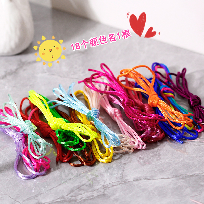 Braided Hair Rope Colored Headband Female Xuan Ya Hip Hop Colorful Ropes Colorful Thread Braid Children Colorful Ribbon Hair Accessories Modeling Headdress