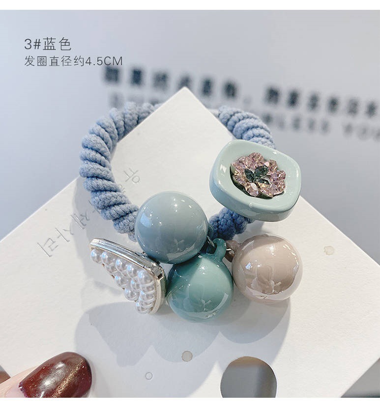 Korean Style Fresh Mori Girl's Hair Rope Hair Accessories Simple Hair Elastic Band Hot Selling Bracelet Two Hair Ropes Hair Ring