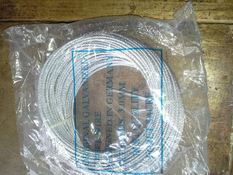 Wire Rope Galvanized Wire Rope Plastic Coated Wire Ropes Oil Wire Rope