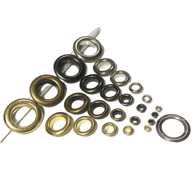 Factory Direct Supply Wholesale Metal Eyelet Button round Eyelet Button Multi-Color Eyelet Button