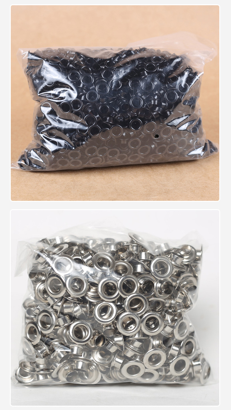 Factory Direct Supply Wholesale Metal Eyelet Button round Eyelet Button Multi-Color Eyelet Button