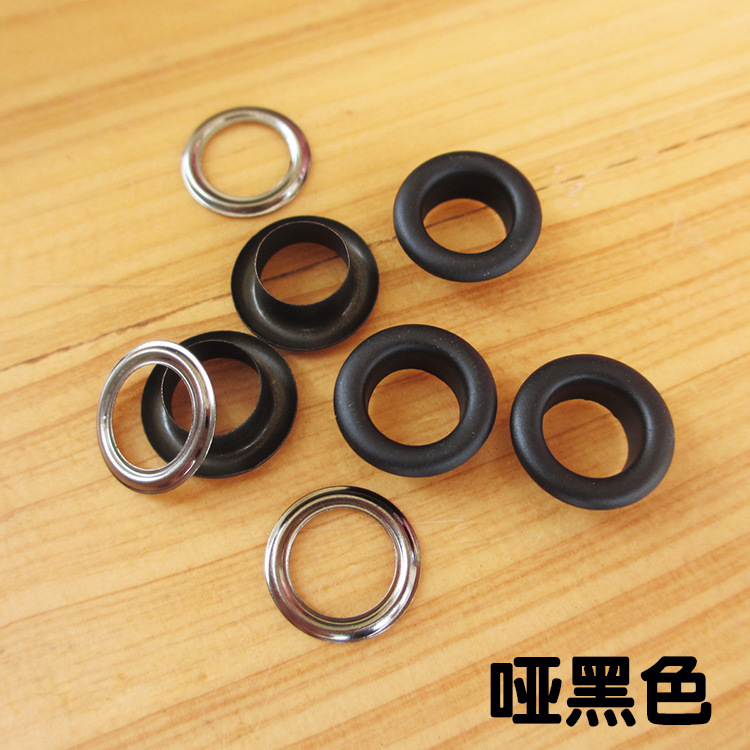 Wholesale Color Buckle Canvas Buttonhole Spray Paint Metal Eyelets Rivet Color Eyelet Button