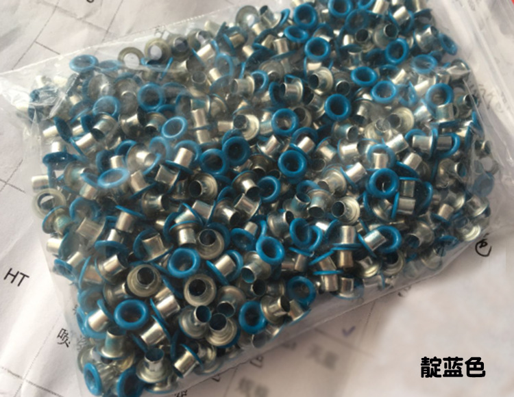 Wholesale Color Buckle Canvas Buttonhole Spray Paint Metal Eyelets Rivet Color Eyelet Button