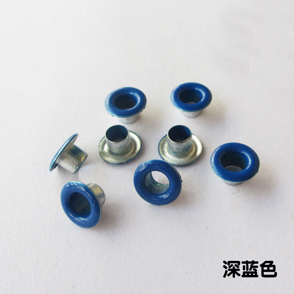 Wholesale Color Buckle Canvas Buttonhole Spray Paint Metal Eyelets Rivet Color Eyelet Button
