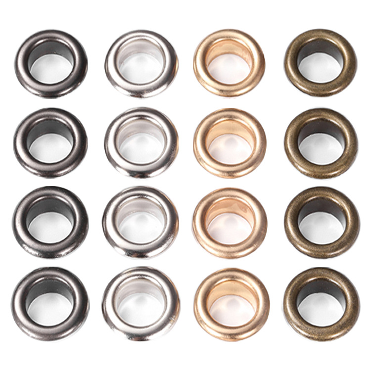 Inner Diameter 2mm-50mm Metal Eyelet Clothing Bag Eyelet Button Color Paint Air Hole Stainless Steel Eyelet Buckle