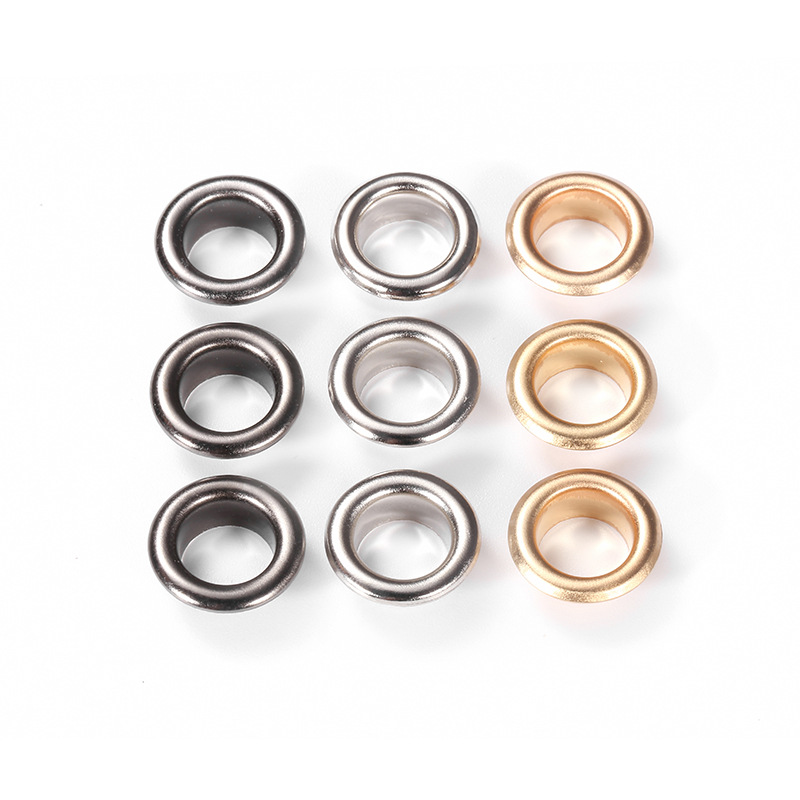 Inner Diameter 2mm-50mm Metal Eyelet Clothing Bag Eyelet Button Color Paint Air Hole Stainless Steel Eyelet Buckle