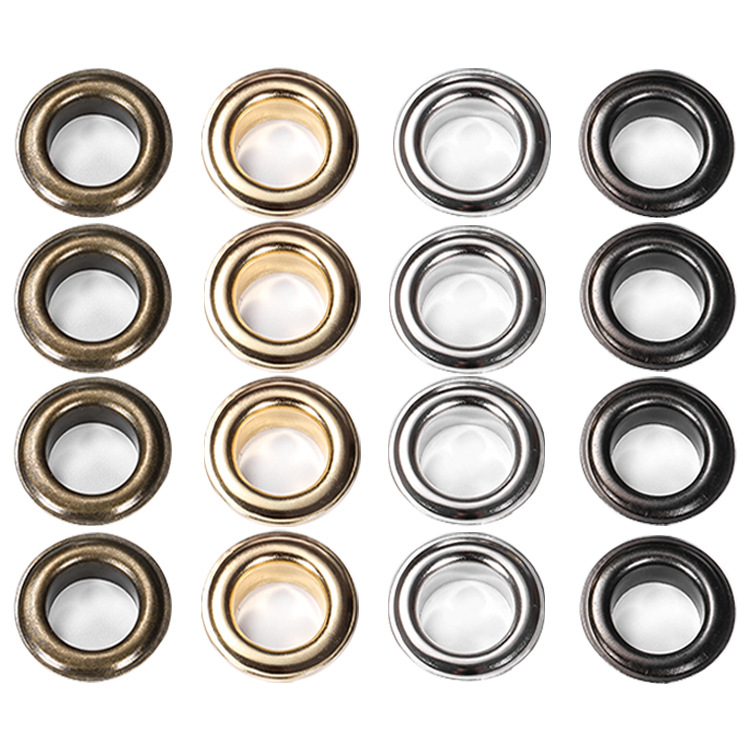 Inner Diameter 2mm-50mm Metal Eyelet Clothing Bag Eyelet Button Color Paint Air Hole Stainless Steel Eyelet Buckle