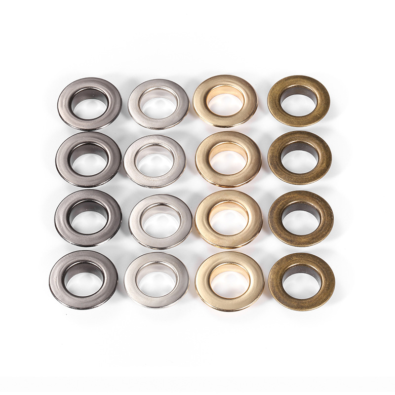 Inner Diameter 2mm-50mm Metal Eyelet Clothing Bag Eyelet Button Color Paint Air Hole Stainless Steel Eyelet Buckle