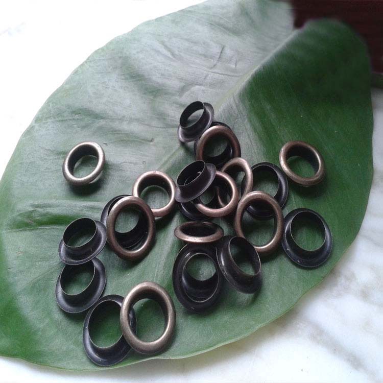 Different corns high-end environmental specifications no Le copper, iron and silver eyelet ring eyelets vapor eyes