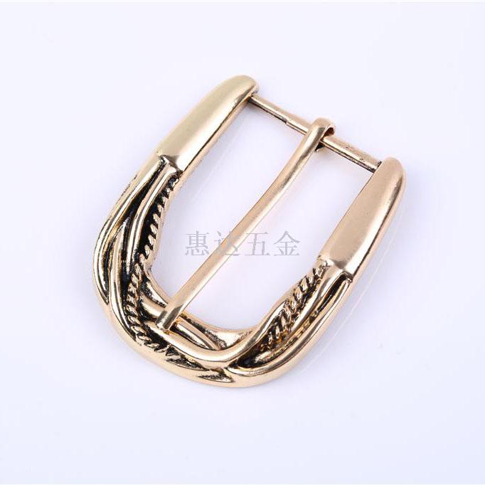 Brass stainless steel belt buckle, pin buckle, casual women &#039;s belt buckle, belt buckle, the head belt buckle
