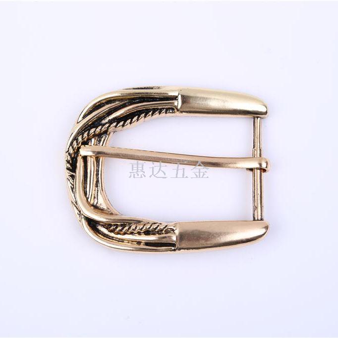 Brass stainless steel belt buckle, pin buckle, casual women &#039;s belt buckle, belt buckle, the head belt buckle