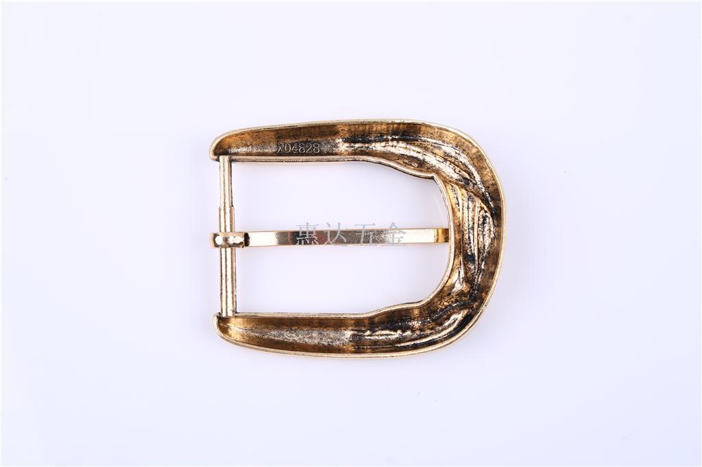 Brass stainless steel belt buckle, pin buckle, casual women 's belt buckle, belt buckle, the head belt buckle