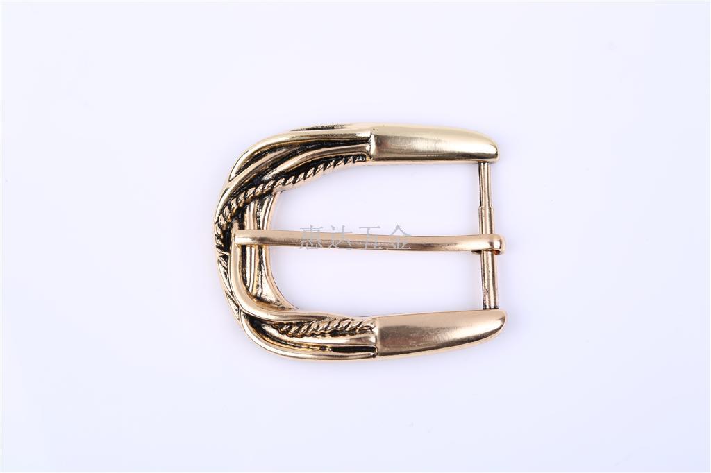 Brass stainless steel belt buckle, pin buckle, casual women 's belt buckle, belt buckle, the head belt buckle