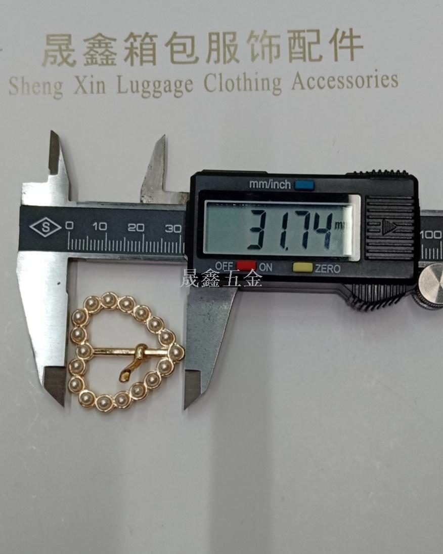 Drill Bit Buckle Pearl Buckle Clothing Button Belt Buckle Luggage Buckle Environmental Protection Zinc Alloy Metal Buckle