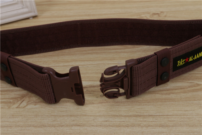Men's monochrome fashion clothing ribbon leisure belt buckle design