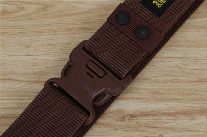 Men's monochrome fashion clothing ribbon leisure belt buckle design