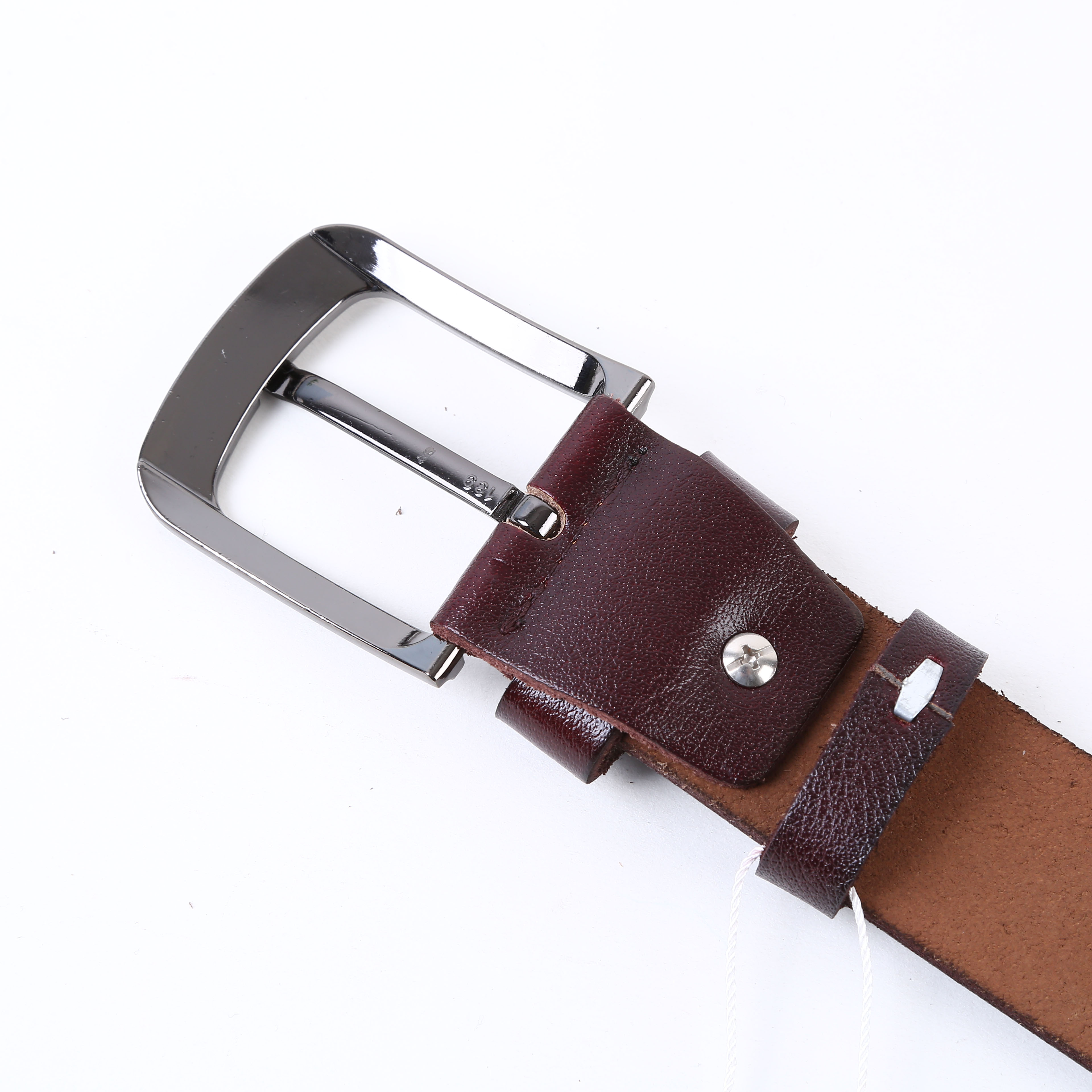 Leather belt buckle for men Top layer pure leather belt