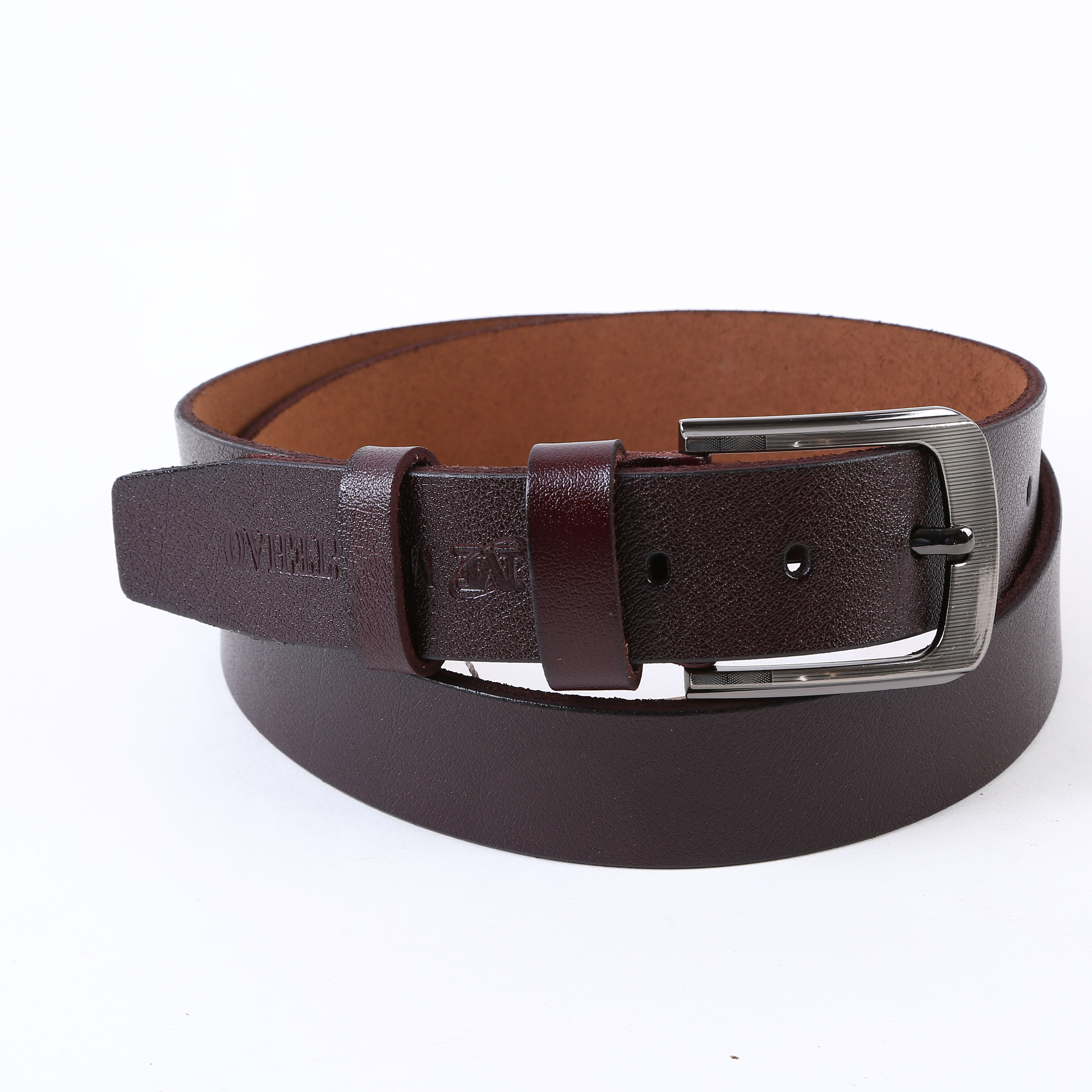 Leather belt buckle for men Top layer pure leather belt