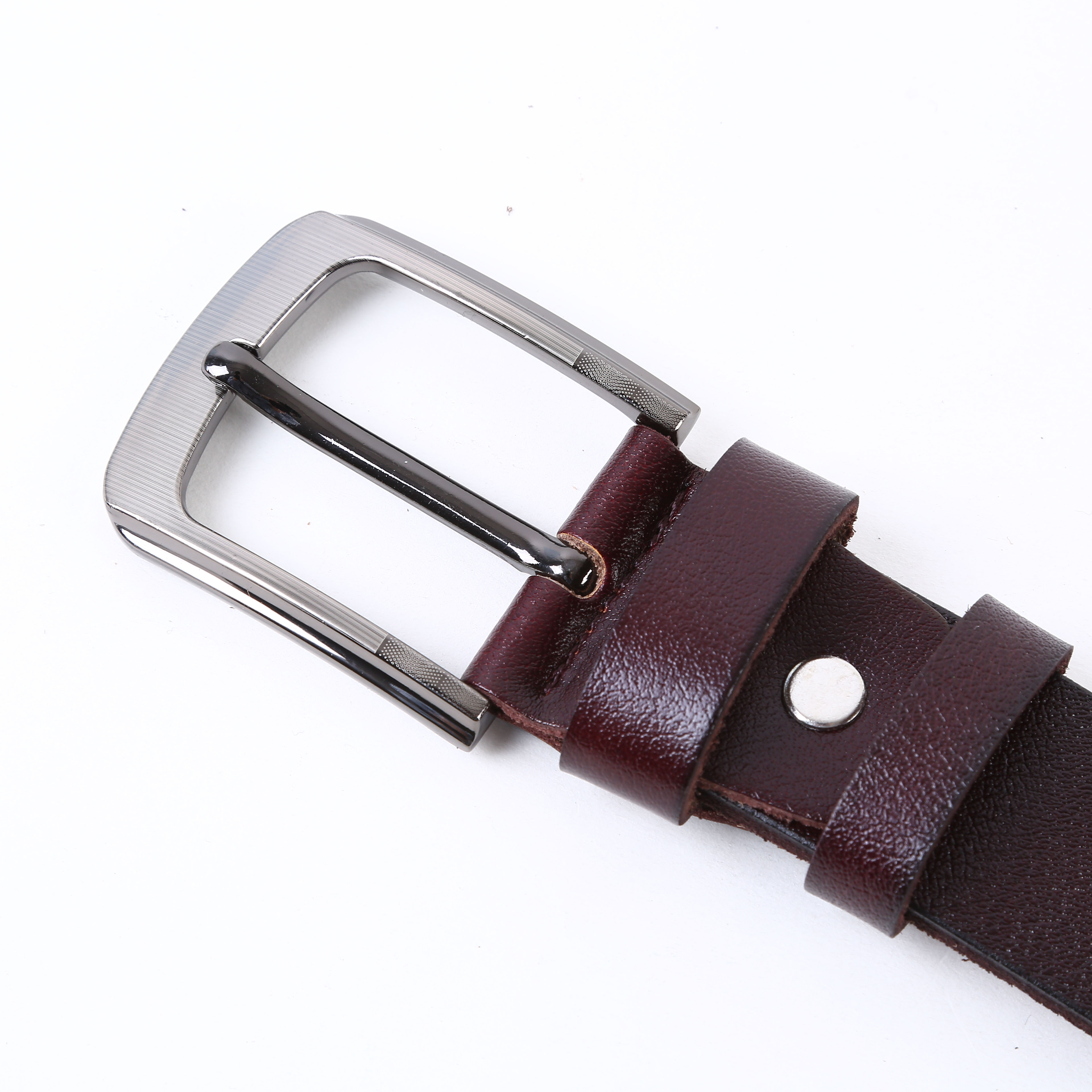 Leather belt buckle for men Top layer pure leather belt