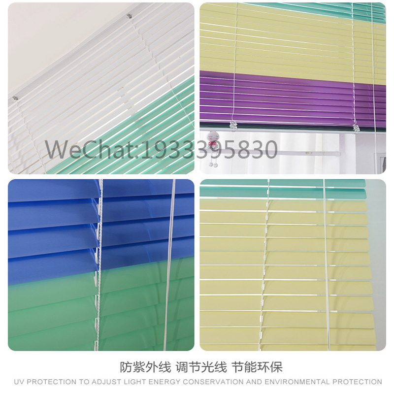 Supply aluminum alloy louvres louvres office universal hook louvres shade sun protection rope louvres