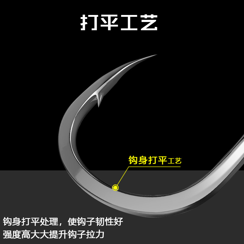 Jinhong Fishing Gear Strand Double Hook Finished Handmade Double Hook Tied Jinxiu Yi Shi Ni Yidou Fishing Subline Hook