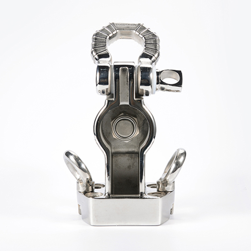 CrossBorder New Stainless Steel Trailer Hook Land Cruiser Prado Haval H9 Patrol offRoad Modification Whole