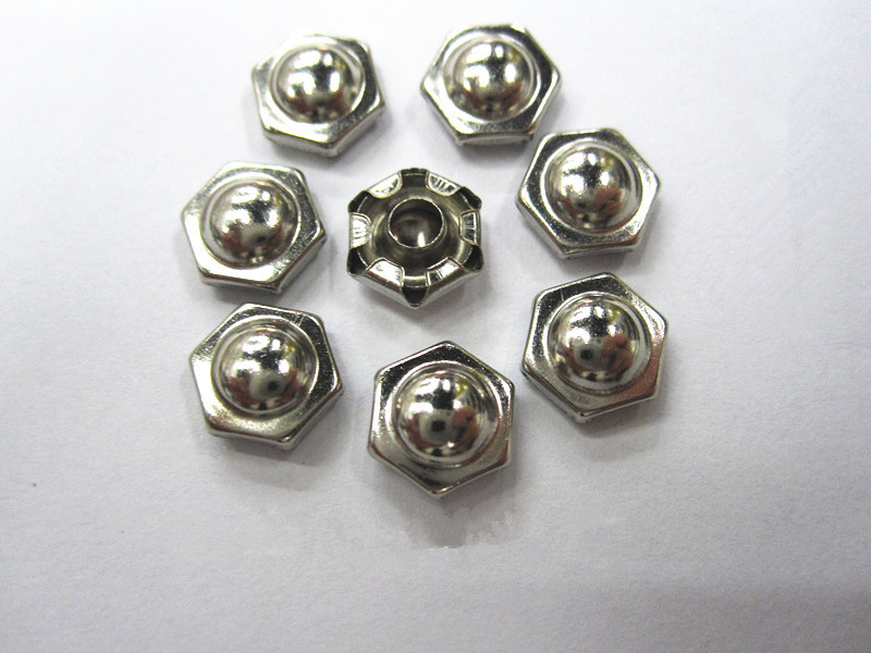 Professional supply mushroom collision nail, metal 10*9 single face mushroom cap nail