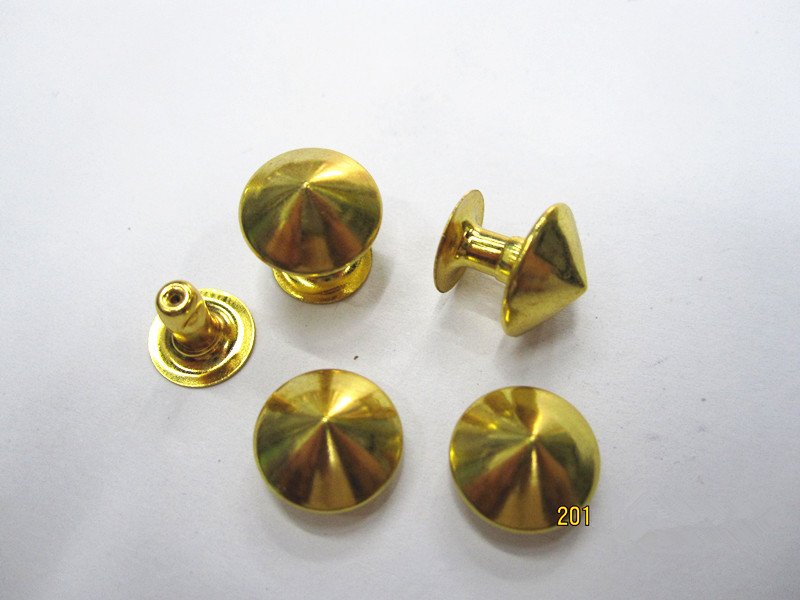 Professional supply mushroom collision nail, metal 10*9 single face mushroom cap nail
