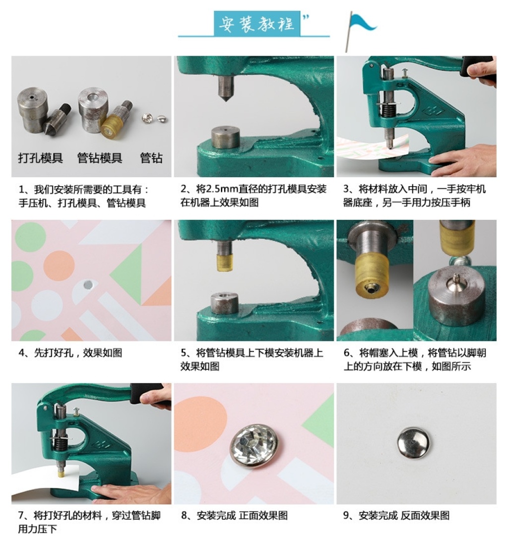 Cap nail drilling installation tool