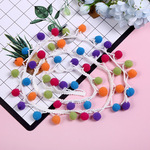 Acrylic hair ball Christmas wool ball artificial plush ball manufacturers direct winter hat accessories Acrylic hair ball Christmas wool ball artificial plush ball manufacturers direct winter hat accessories