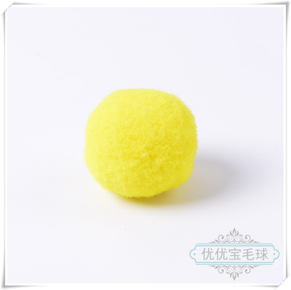 Factory Direct Sales Polypropylene Wool Ball Multi-Specification Multi-Color Polypropylene Wool Ball DIY Puzzle Hairy Ball Polypropylene Wool Ball