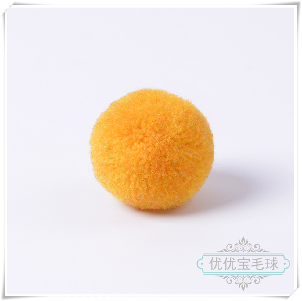 Factory Direct Sales Polypropylene Wool Ball Multi-Specification Multi-Color Polypropylene Wool Ball DIY Puzzle Hairy Ball Polypropylene Wool Ball