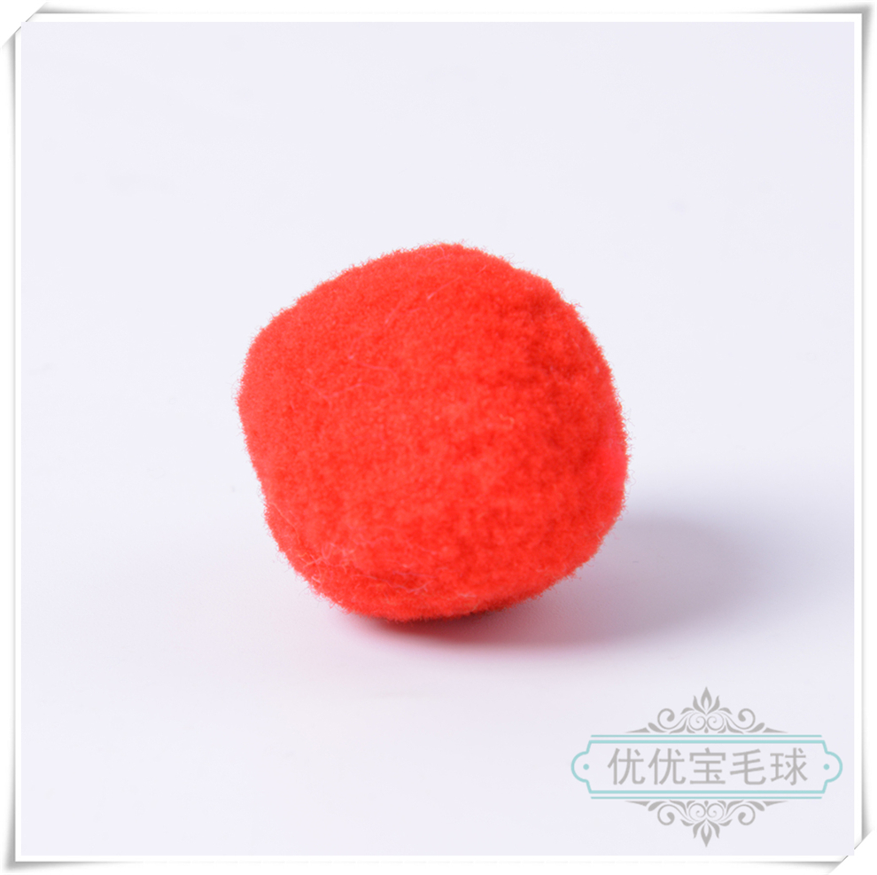 Factory Direct Sales Polypropylene Wool Ball Multi-Specification Multi-Color Polypropylene Wool Ball DIY Puzzle Hairy Ball Polypropylene Wool Ball
