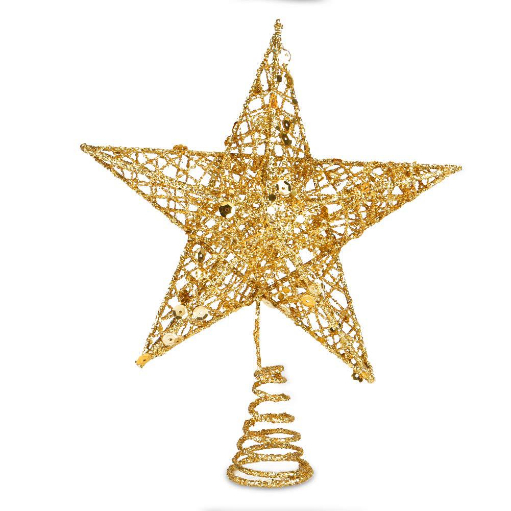 Whole TreeTop Star Iron Decoration FivePointed Star Sequin ThreeDimensional FivePointed Star Christmas Layout Supplies Whole TreeTop Star Iron Decoration FivePointed Star Sequin ThreeDimensional FivePointed Star Christmas Layout Supplies